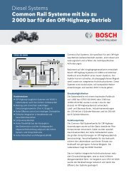 CRS2-OHW - Bosch Automotive Technology