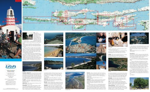 Karta - Trekking & biking otok Pag - Zadar