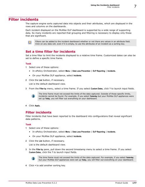 McAfee Data Loss Prevention 9.2.2 Product Guide