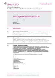 Leistungsmotivationsinventar LMI - Fachgruppe Diagnostik - SDBB
