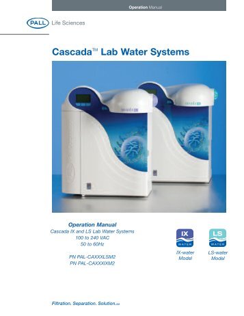 Cascada Lab Water System - Pall Corporation (PLL)