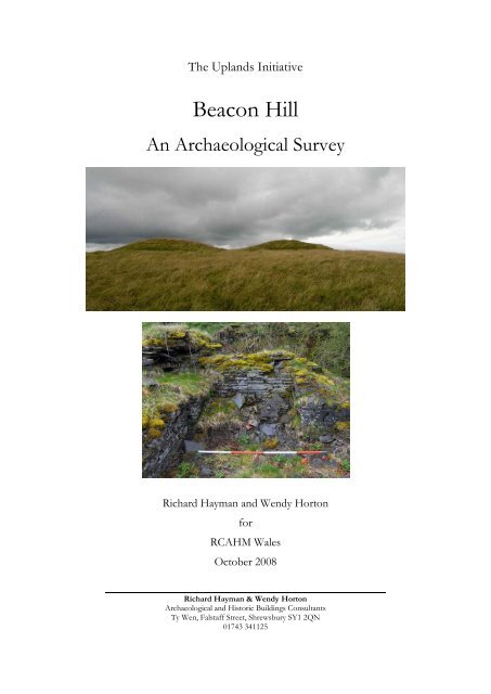 Beacon Hill, Radnorshire - Royal Commission on the Ancient and ...