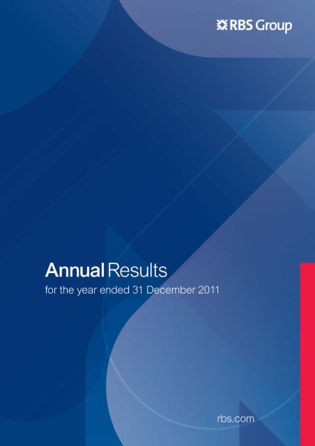 2011 annual results - Investors - RBS.com