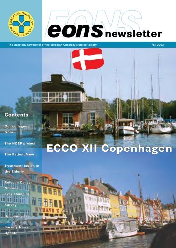 ECCO XII Copenhagen - the European Oncology Nursing Society