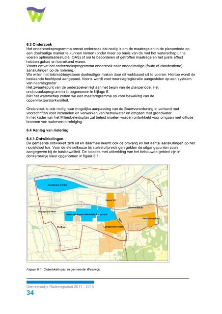 Gemeentelijk Rioleringsplan 2011 - 2015 - Gemeente Waalwijk