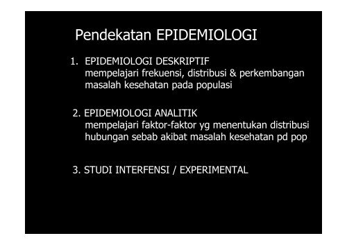 ikm2-epidemiologi - Suyatno, Ir., MKes - Undip