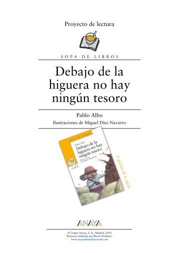 Debajo de la higuera no hay ningÃºn tesoro - Anaya Infantil y Juvenil