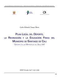 Plan Local del Deporte, la RecreaciÃ³n y la EducaciÃ³n FÃ­sica - incide