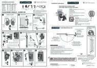 FLUSH MOUNT MODELS - SCREW-ON