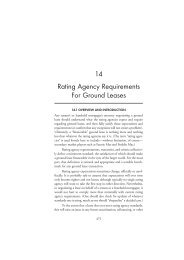 14 Rating Agency Requirements For Ground Leases - ALI CLE