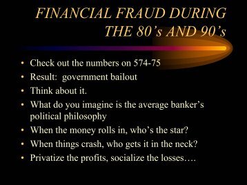 Financial Fraud during the 80's and 90's (PDF Version) - LFIP