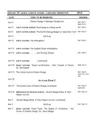 GEL 10 Sp12 syllabus - UC Davis Geology