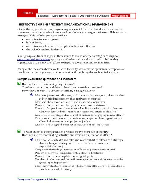 Evaluation Sourcebook (.pdf) - School of Natural Resources and ...