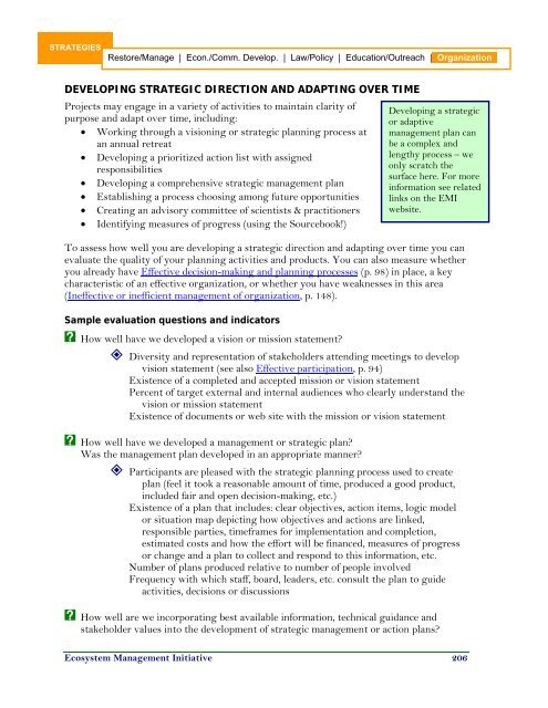 Evaluation Sourcebook (.pdf) - School of Natural Resources and ...