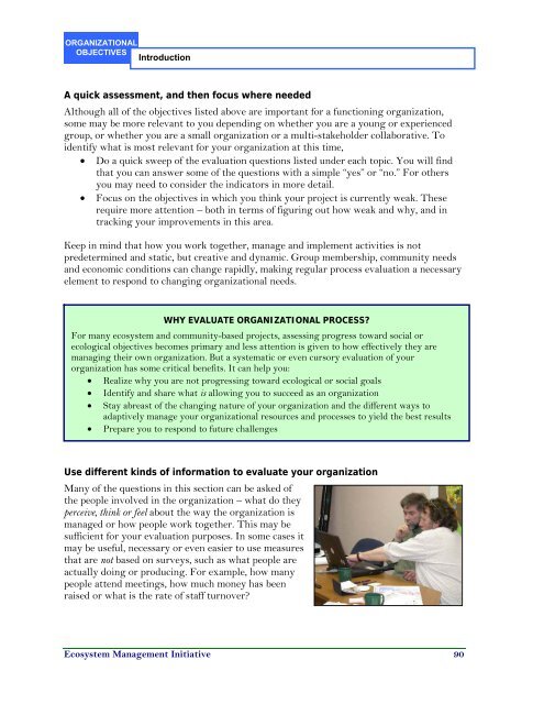 Evaluation Sourcebook (.pdf) - School of Natural Resources and ...