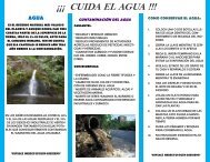 Folleto sobre el agua - ConsacÃ¡