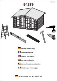 Aufbauanleitung - Karibu