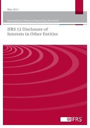 IFRS 12 Disclosure of Interests in Other Entities