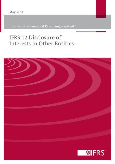 IFRS 12 Disclosure of Interests in Other Entities