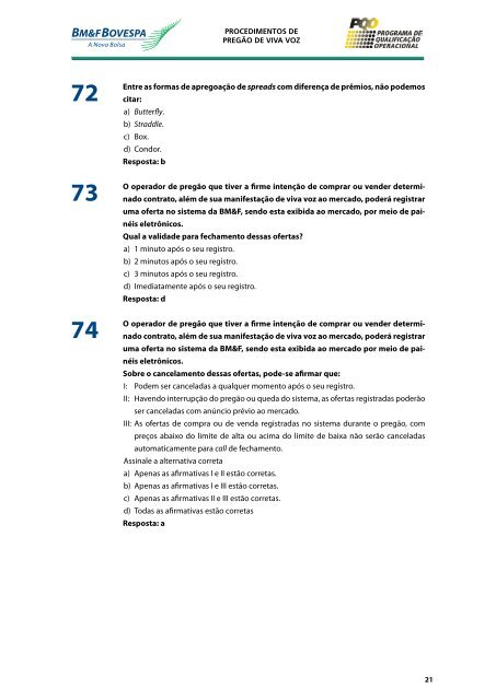 PERGUNTAS E RESPOSTAS SOBRE ... - BM&FBovespa