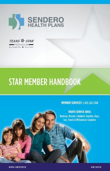 STAR MEMBER HANDBOOK - Sendero Health Plans