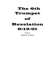 The 6th Trumpet of Revelation 9:13-21 - The Source by Heidi Heiks