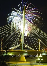 Guide municipal de - City of Winnipeg