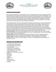 LAB 20-1 HOW HOT IS IT HERE ON EARTH? - Physics-matters.net