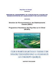 Direction de l'Environnement et des Etablissements ClassÃ©s ... - NCAP