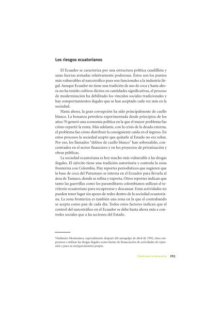 La Democracia en América Latina: Contribuciones para el Debate