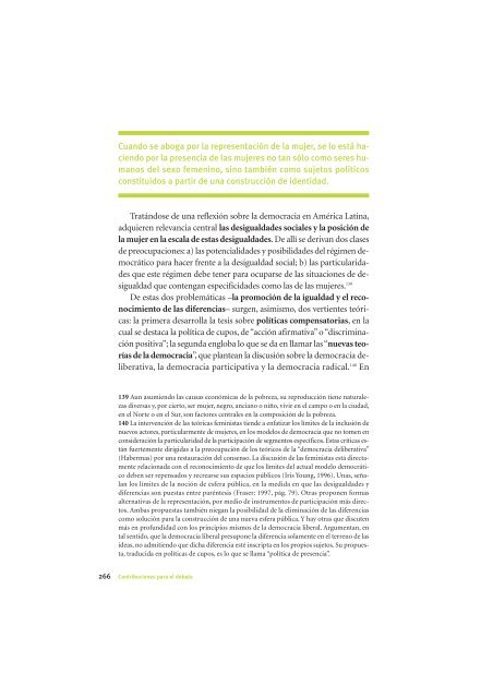 La Democracia en América Latina: Contribuciones para el Debate