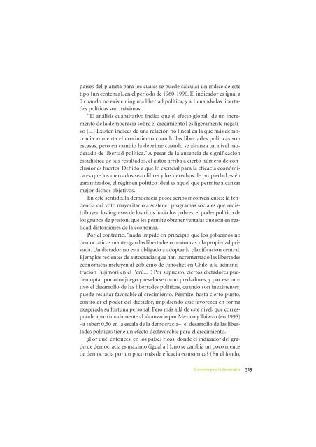 La Democracia en América Latina: Contribuciones para el Debate