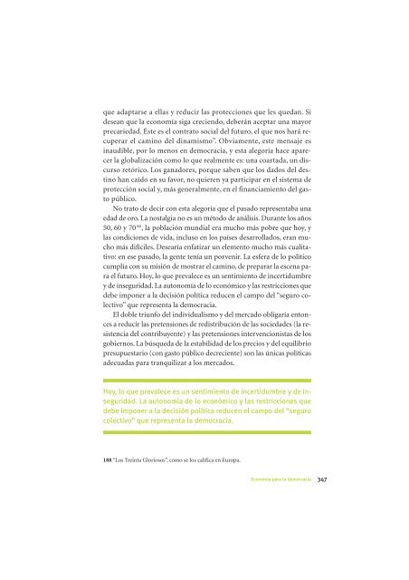 La Democracia en América Latina: Contribuciones para el Debate