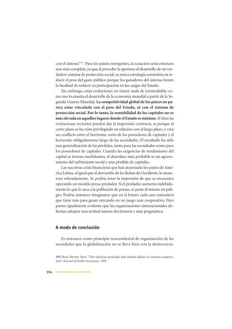 La Democracia en América Latina: Contribuciones para el Debate