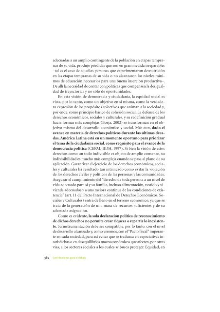 La Democracia en América Latina: Contribuciones para el Debate