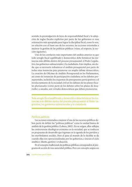 La Democracia en América Latina: Contribuciones para el Debate