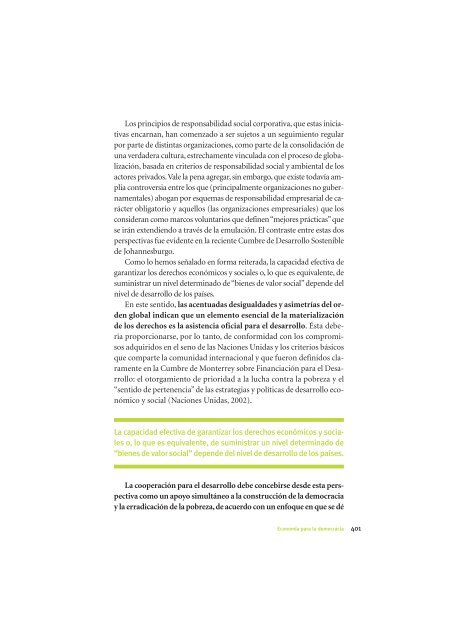 La Democracia en América Latina: Contribuciones para el Debate