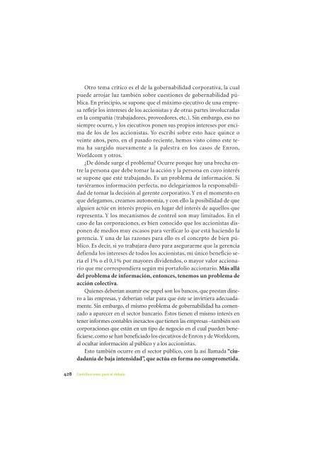 La Democracia en América Latina: Contribuciones para el Debate