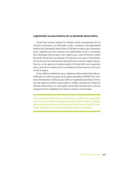 La Democracia en América Latina: Contribuciones para el Debate