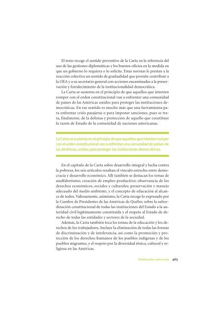 La Democracia en América Latina: Contribuciones para el Debate