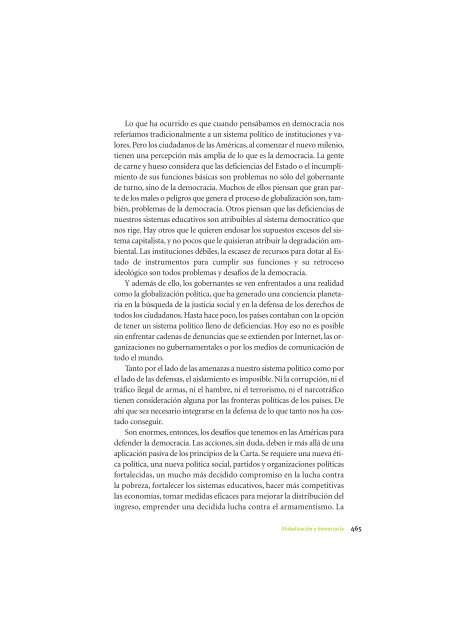 La Democracia en América Latina: Contribuciones para el Debate