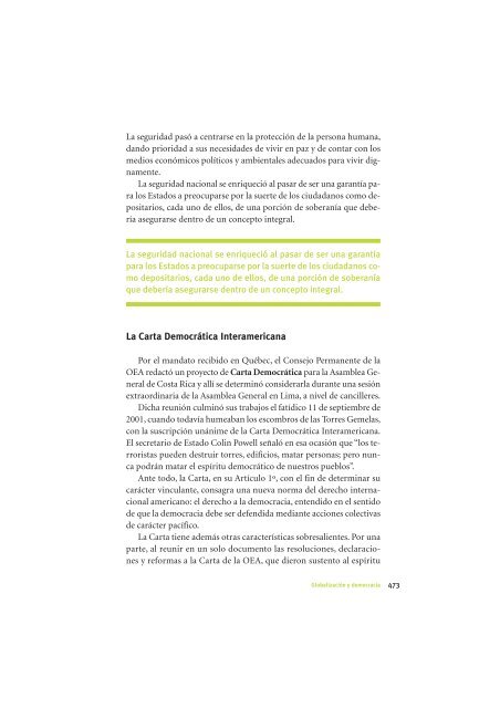 La Democracia en América Latina: Contribuciones para el Debate