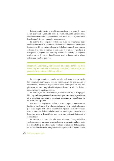 La Democracia en América Latina: Contribuciones para el Debate