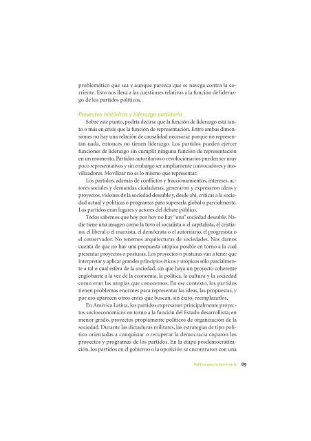 La Democracia en América Latina: Contribuciones para el Debate