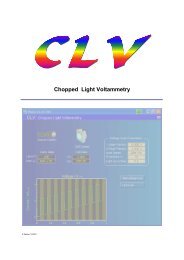 Chopped Light Voltammetry