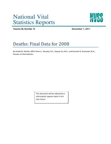 Deaths - CDC Wonder - Centers for Disease Control and Prevention