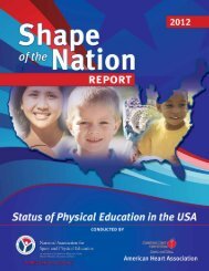 Shape of the Nation Report - AAHPERD