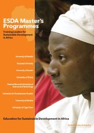ESDA Master's Programmes - UNU-ISP - United Nations University