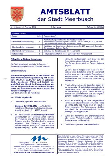 Amtsblatt 03-2012 Farbe.pdf - Stadt Meerbusch