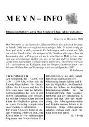 Meyn â Info Dezember 2005 - Ludwig-Meyn-Schule